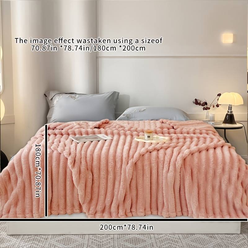 1ps Blanket Color Fog Gray size 100cmx150cm