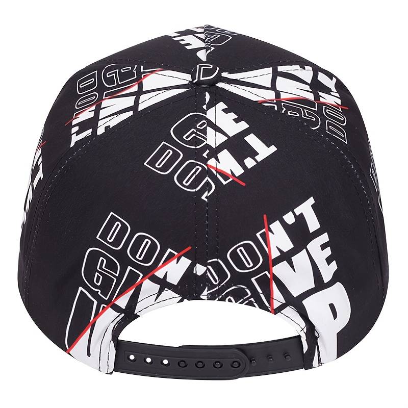 1pc High-Quality Alphabet Series Printing Flat Edge Hat Men Fashion Hip Hop Adjustable Outdoor Spor