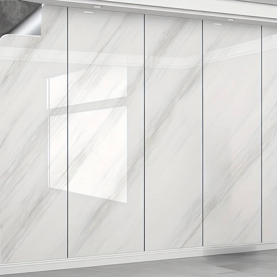 1PC Wall StickersJazz White Pattern60X300CM  23.62X118.11IN
