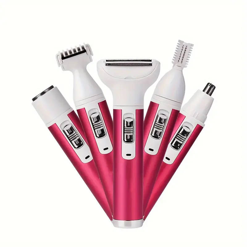 Alanes Painless 5 in 1 USB Rechargeable Electric Shaver Hair Remover