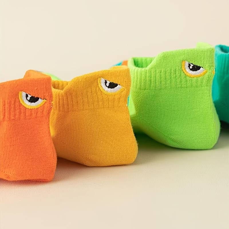 10 Pairs Of Mixed Colors One Size High Elastic Socks