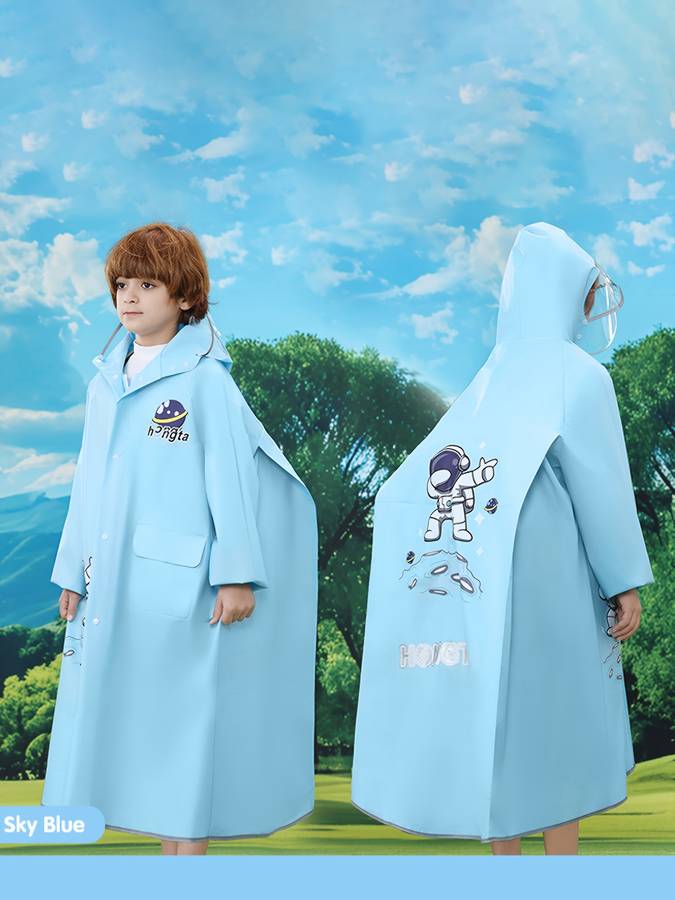Raincoat Sky Blue Size 45Y