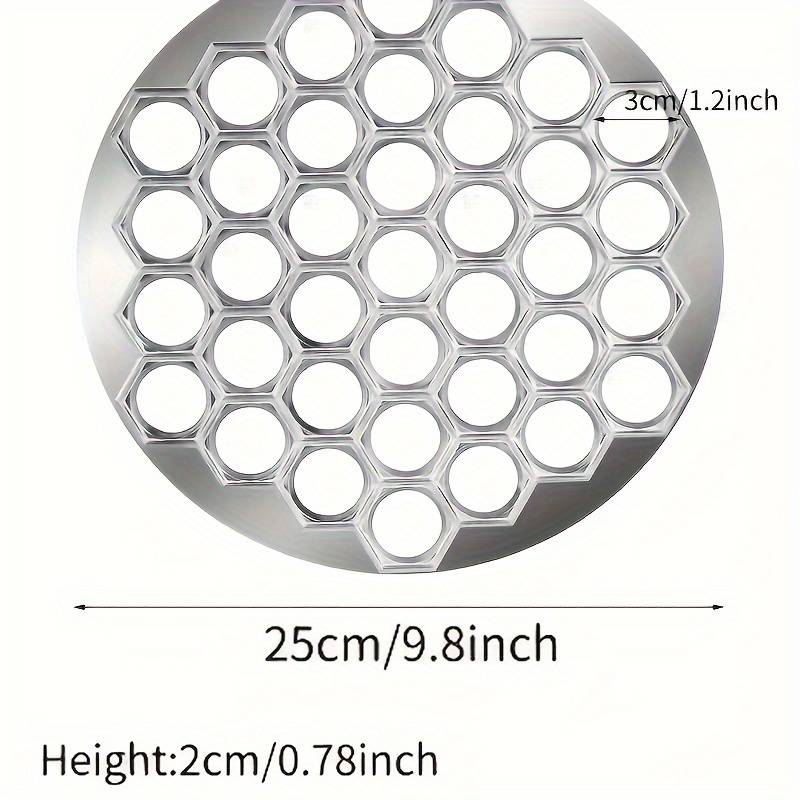 1pc Easy-to-Use Aluminum Dumpling Maker 37-Hole Ravioli Press for DIY Dough Pastry Perfect for