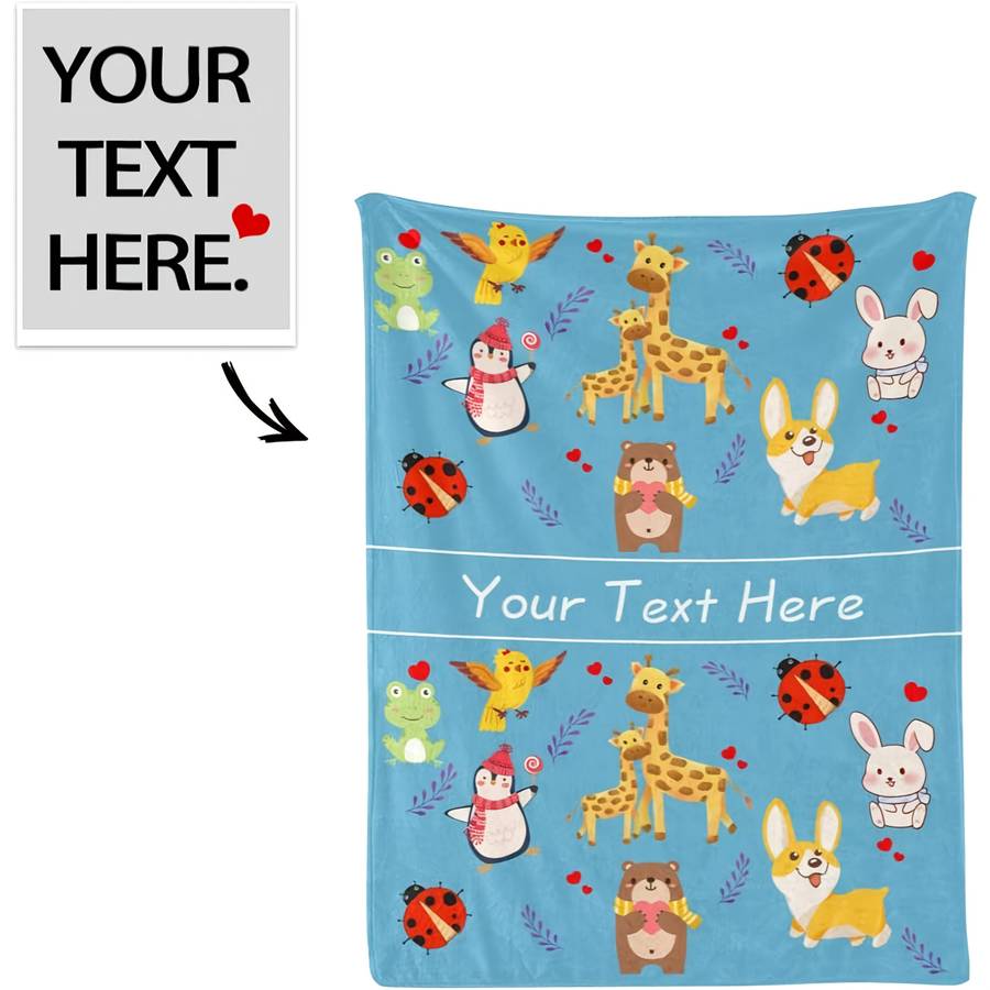 1ps Blanket Color White size 70x100cm