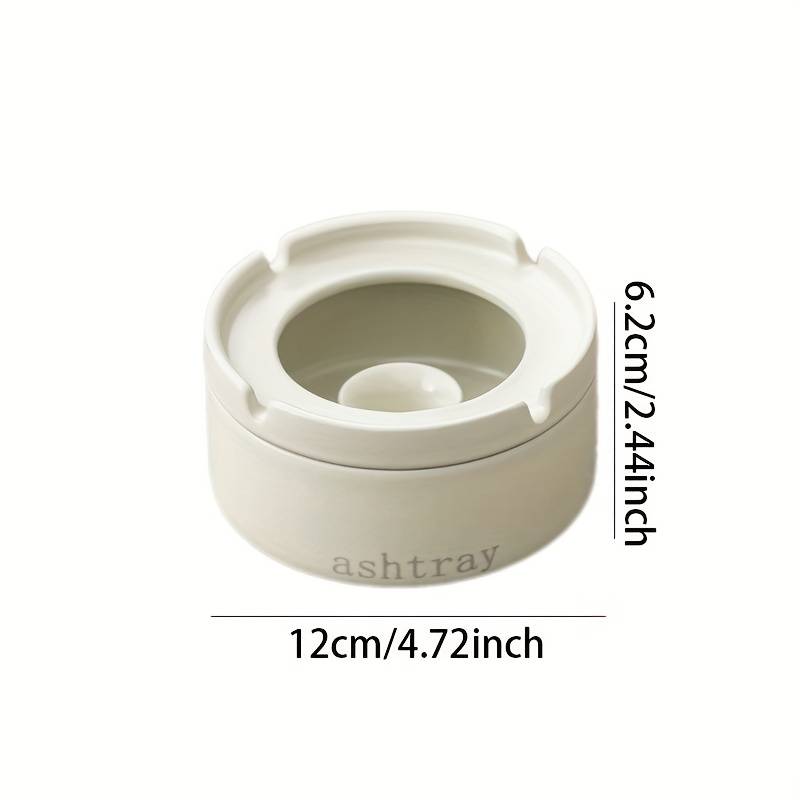 1pc Creative Ashtray European Simple Ashtray Ceramic Style Personality Living Room High-end Ornamen