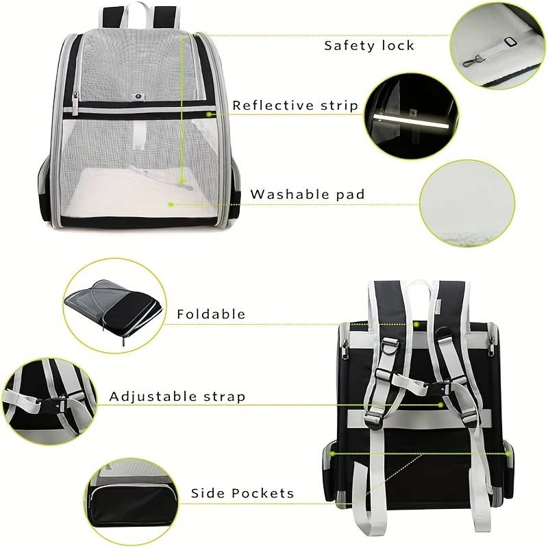 1pc Black Pet Bag