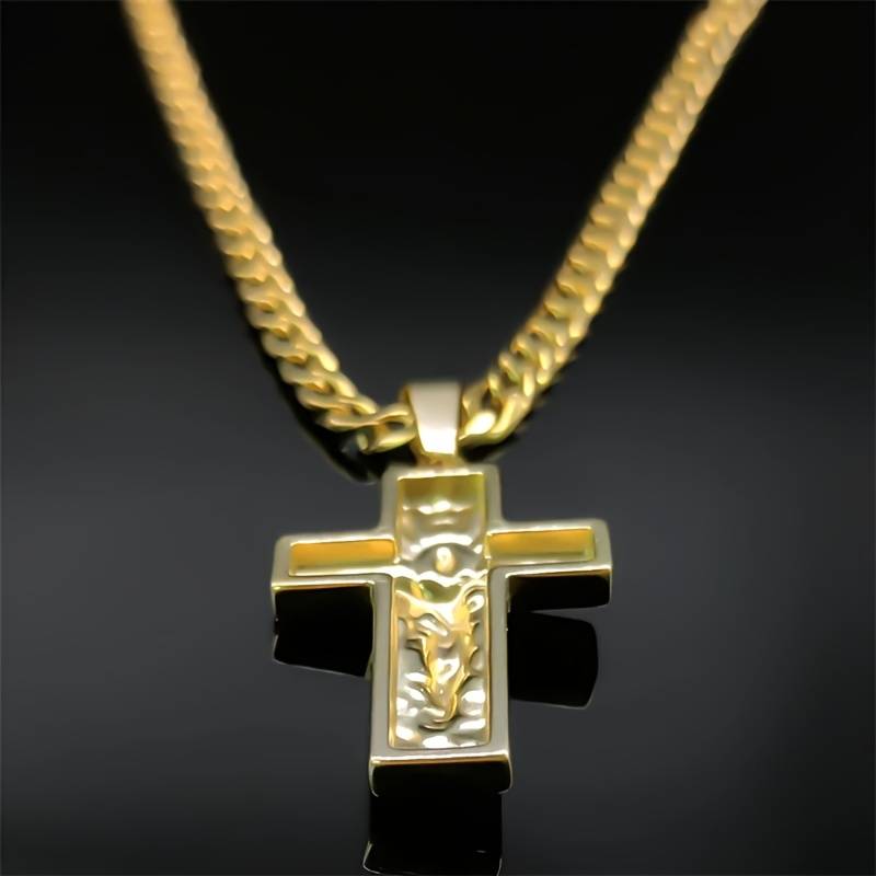 1 Piece Silvery Jesus Theme Pendant