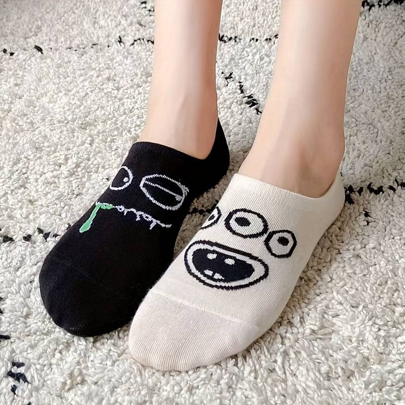 5 Pairs Mixed Color One Size High Elastic Socks