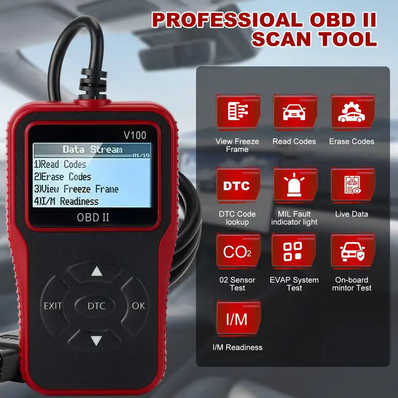 FULL OBD2 CAR DIAGNOSTIC SCANNER