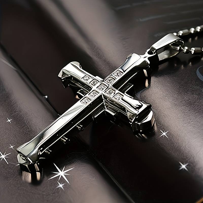 1 Piece Black Jesus Theme Pendant