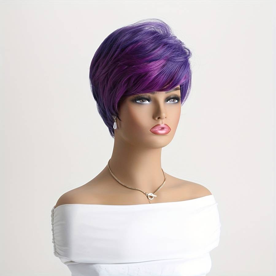 1Pc Mixed Color 25.4cm Fashion Design Wig