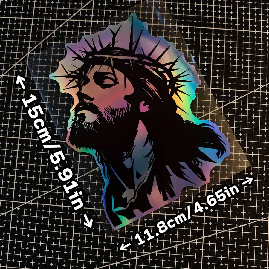 1pc Jesus Christian Themed Stickers