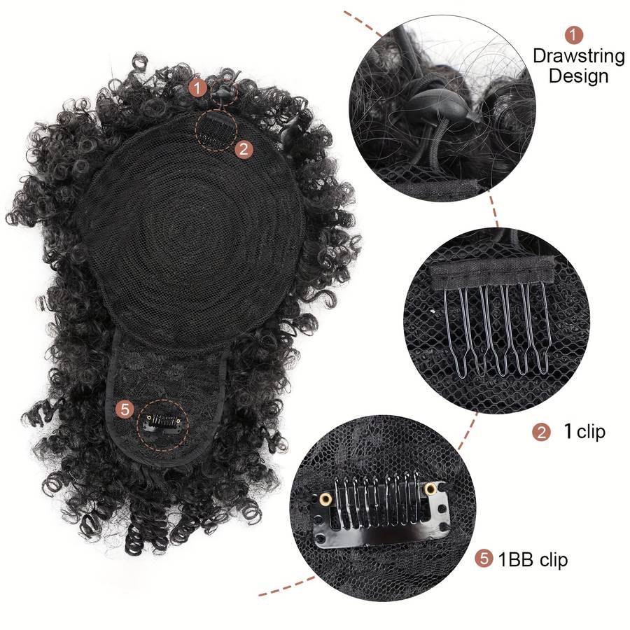 1Pc 1B 20.32cm Fashion Design Wig