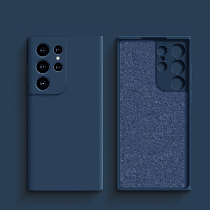 1pc Deep Blue For Samsung Galaxy S21 Ultra 5G Phone Cases