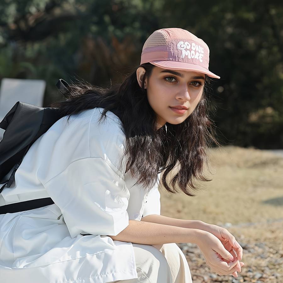 Breathable Mesh Baseball Cap Quick-Dry Sun-Protective With Adjustable Strap God One Ma