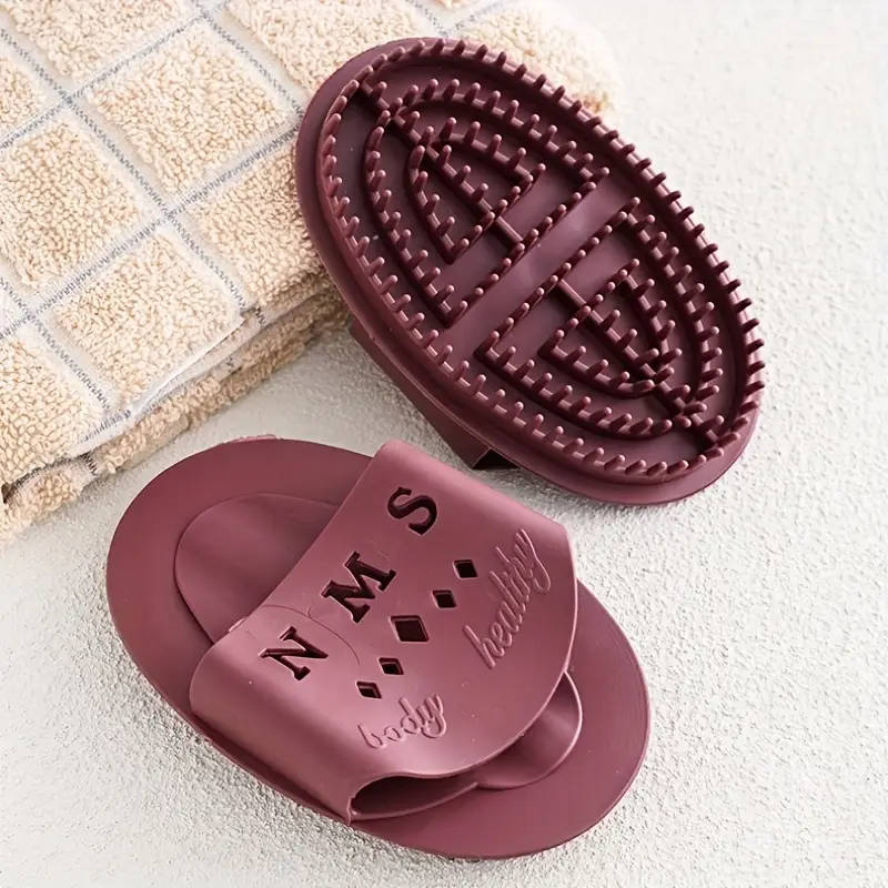 1pc Versatile Meridian Massage Brush Enhance Circulation Relax Muscles and Exfoliate Skin