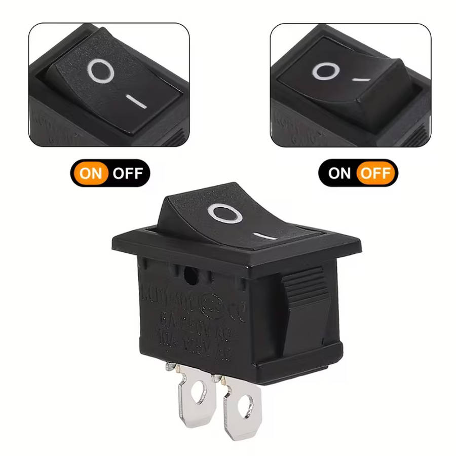 10pcs Mini ON And Off Rocker Switch