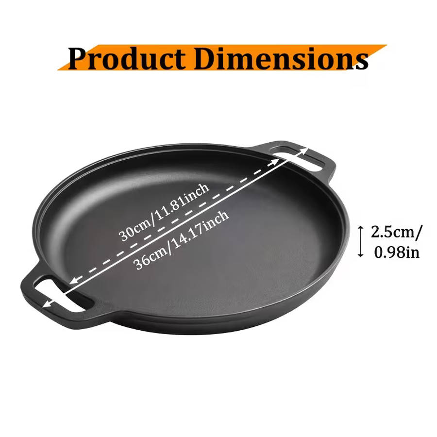 30cm Diameter Cast Iron Pot
