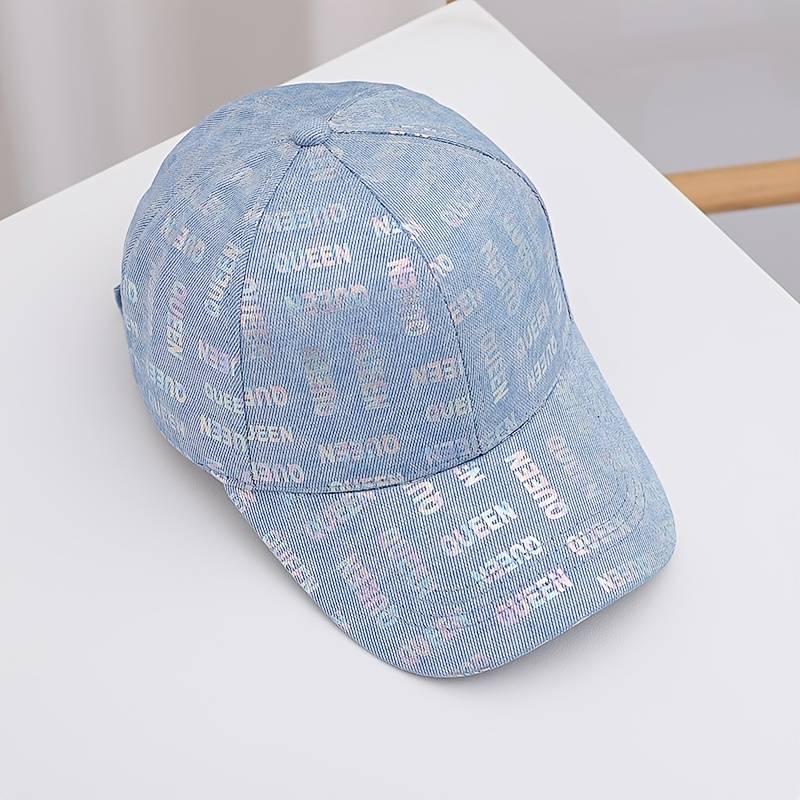 1pc Fantasy Cotton Baseball Cap for Women Adjustable Tie-Dye Pattern Breathable Non-Washable