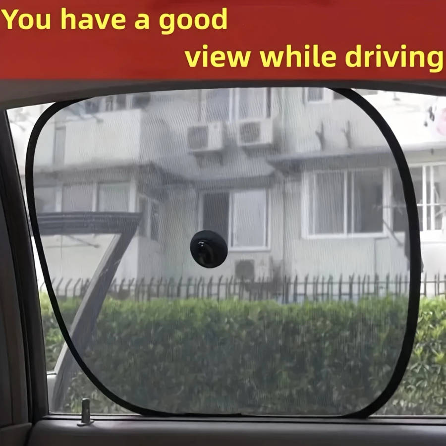 2 Polyamide Side Window Sunshades with Suction Cups