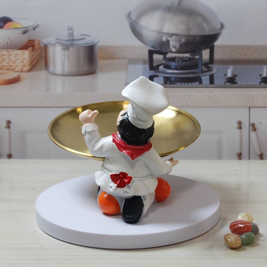 1pc chef storage tray ornaments Storage Bins for Home Organization