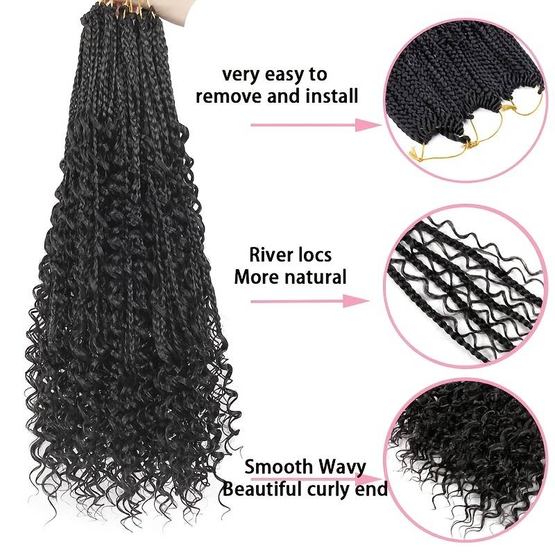 1Pc Black 45.72cm Fashion Design Wig