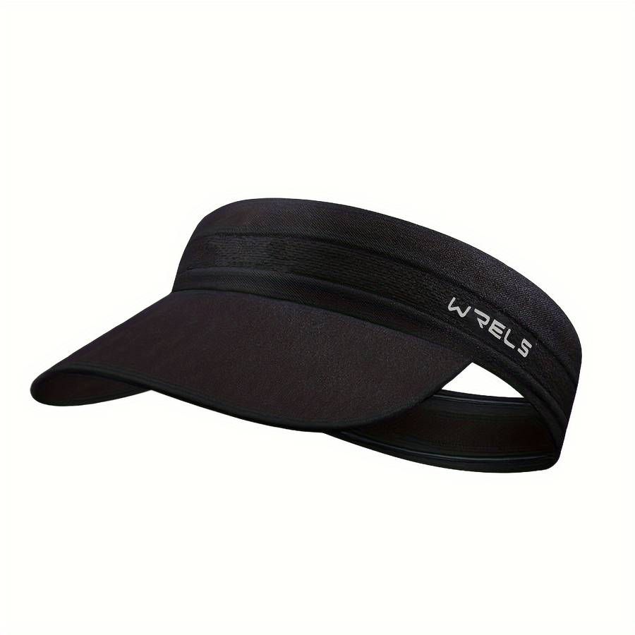 1pc WRELS Adjustable Sports Visor Hat Breathable Lightweight Perfect for Table Tennis Marath