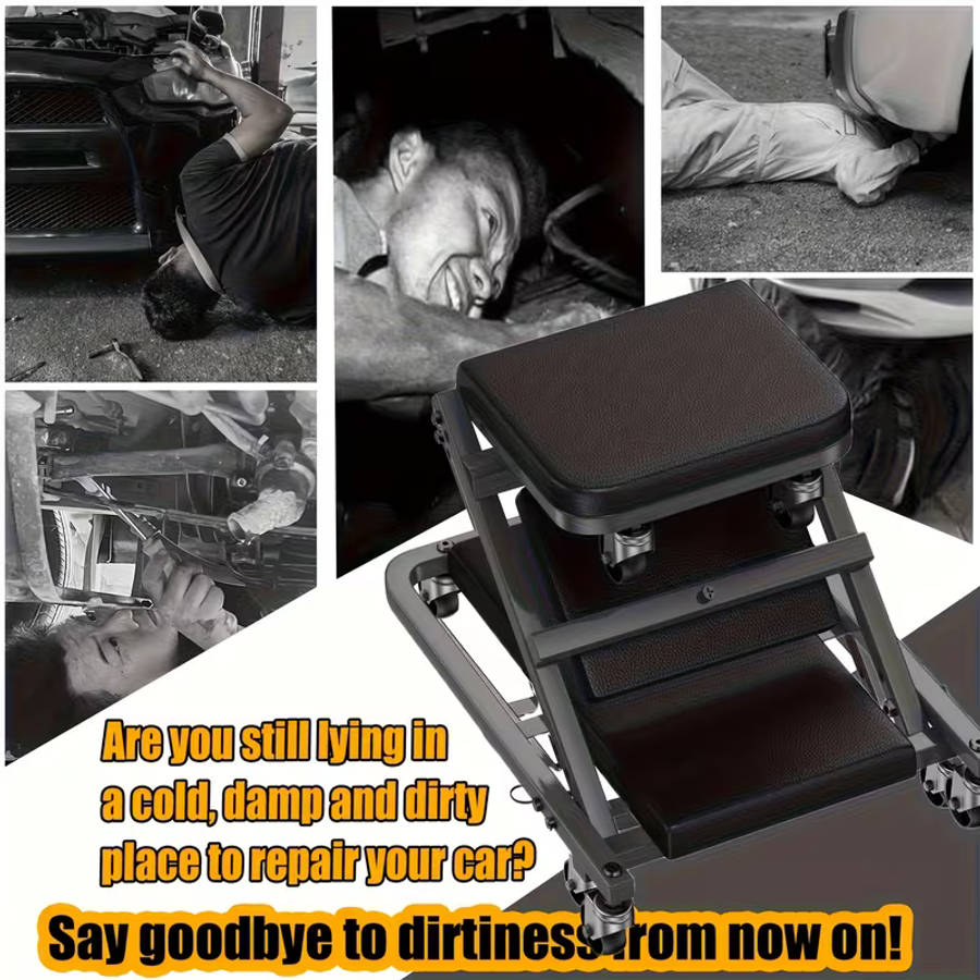 Foldable Garage Repair Roller Chair