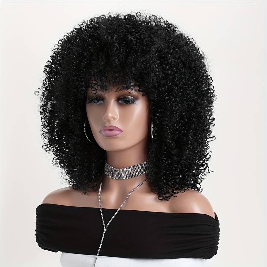 1Pc Black Brown 40.64cm Fashion Design Wig