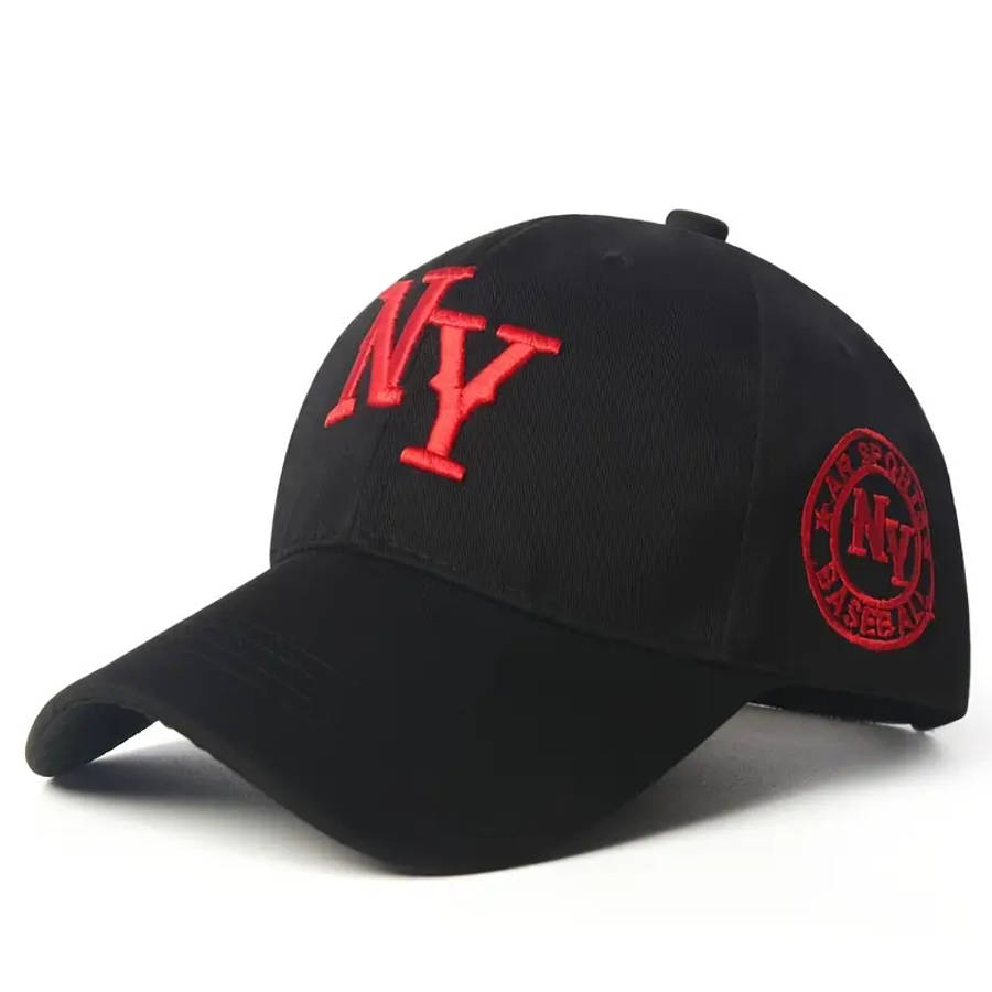Unisex Adjustable Polyester Baseball Cap With Embroidery Sun Protection Outdoor Sports Hat