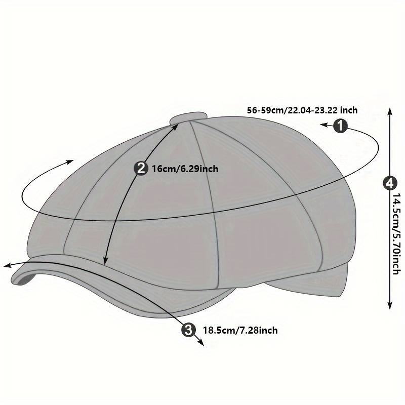 1pc Mixed Color Leisure Sports Cap Hand Washable Dry Clean Men's Woven Textile Sun Hat 1-Pack