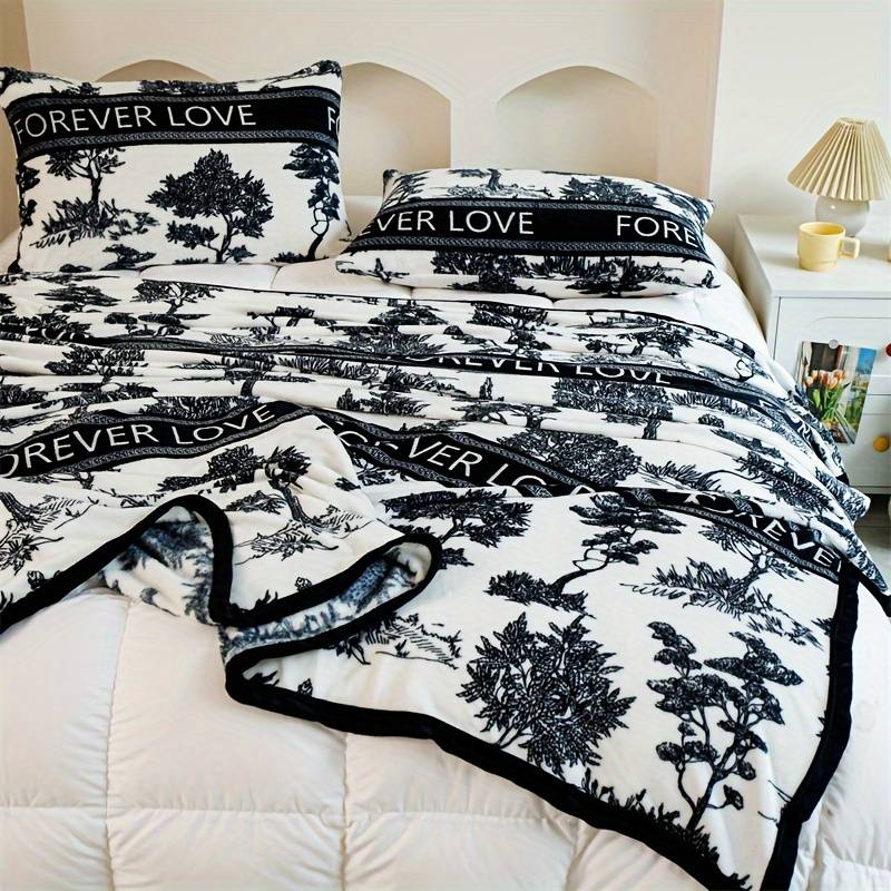 1ps Blanket Color Ink Painting size 180x200cm
