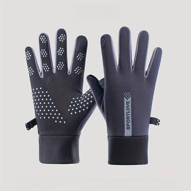 1 Pair Pink Outdoor Sports Gloves
