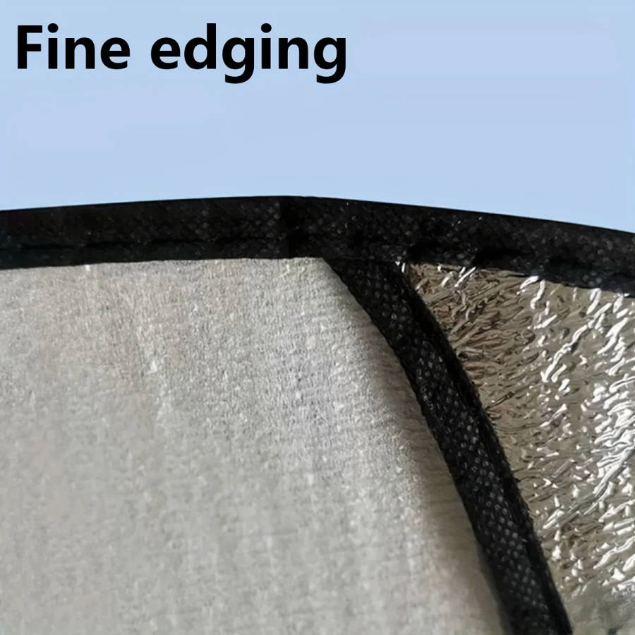 40X40Cm Car Steering Wheel Sunshade Cover Universal Fit Uv Protection