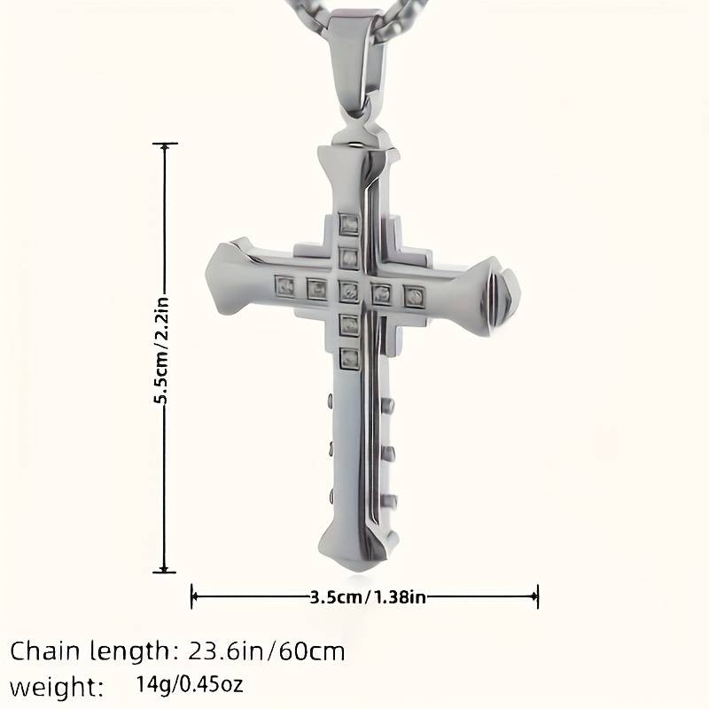 1 Piece Golden Jesus Theme Pendant