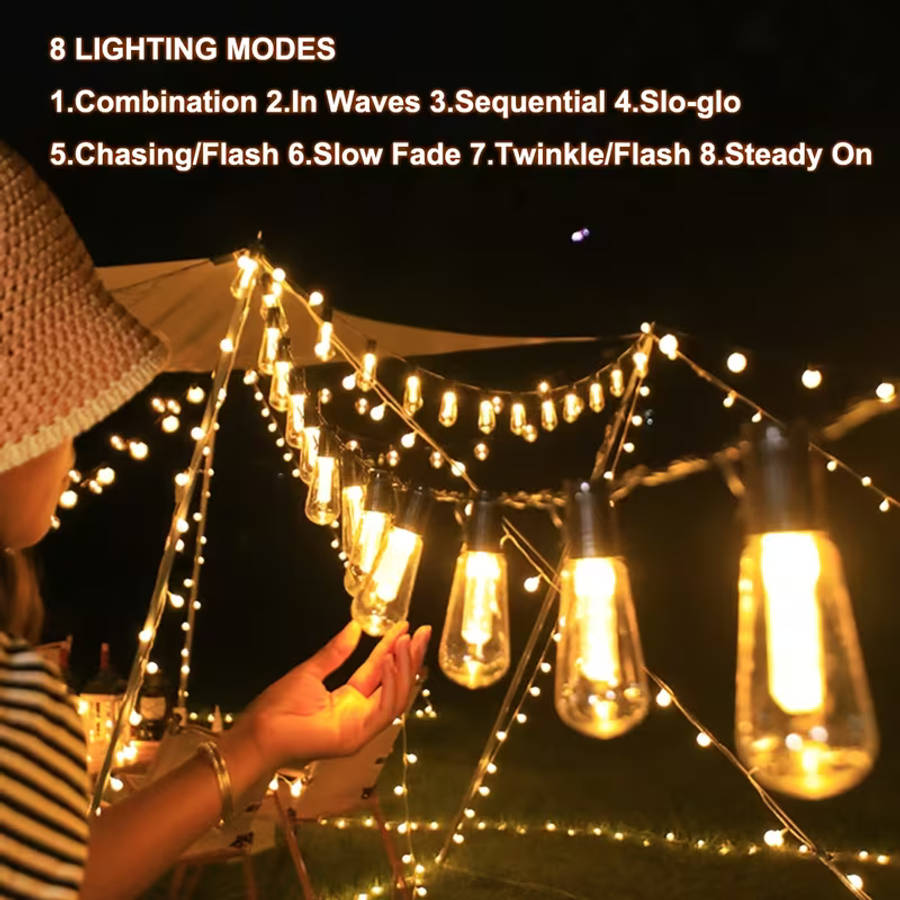 298.7 cm Papaya-Shaped LED String Light - 10 LED Beads