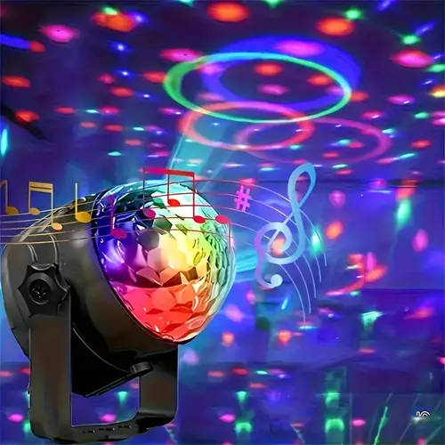1pc Multifunctional RGB LED Magic Ball Light with USB Power Vibrant Disco DJ Party Atmosphere Lamp f