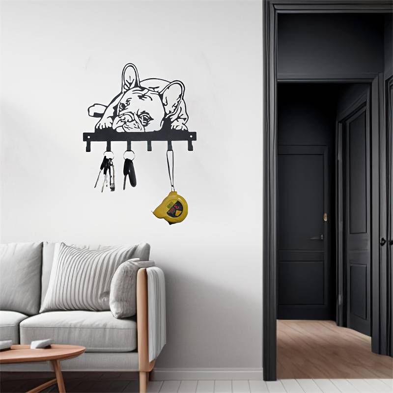 French Bulldog Metal Wall Hook