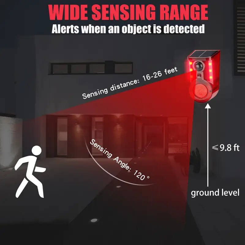 Solar Motion Sensor Alarm