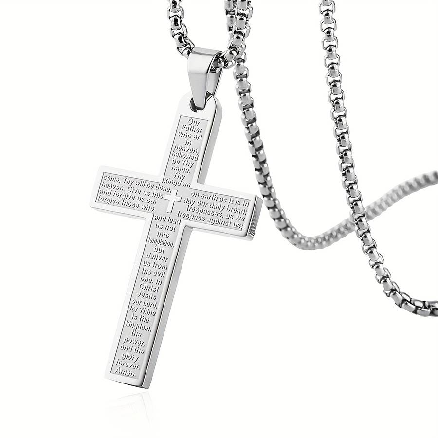 1 Piece Black Jesus Theme Pendant