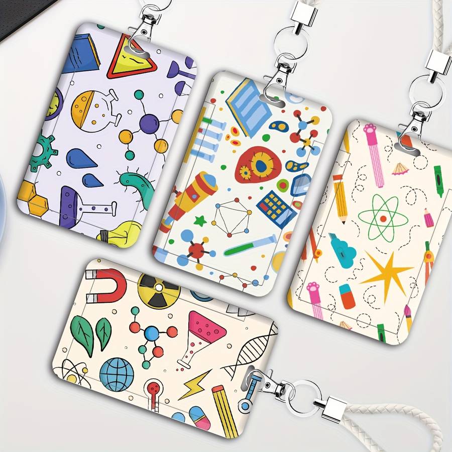 1pc A Card Holder for Science And Chemistry Study Series Suitable for Doctors And Nurses Also for