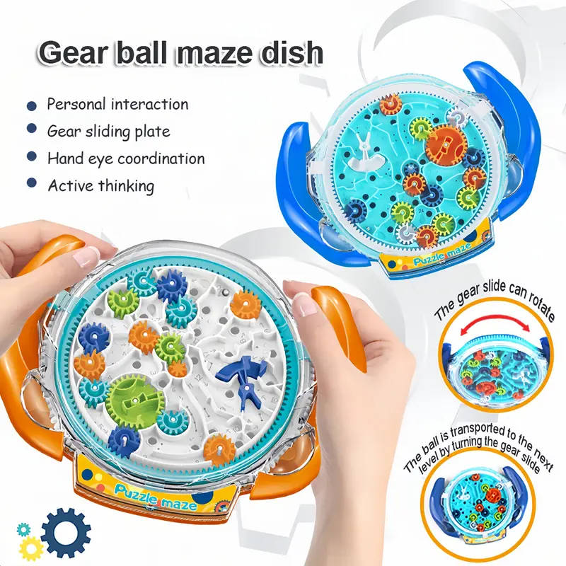 3D Puzzle Maze Toy Orange