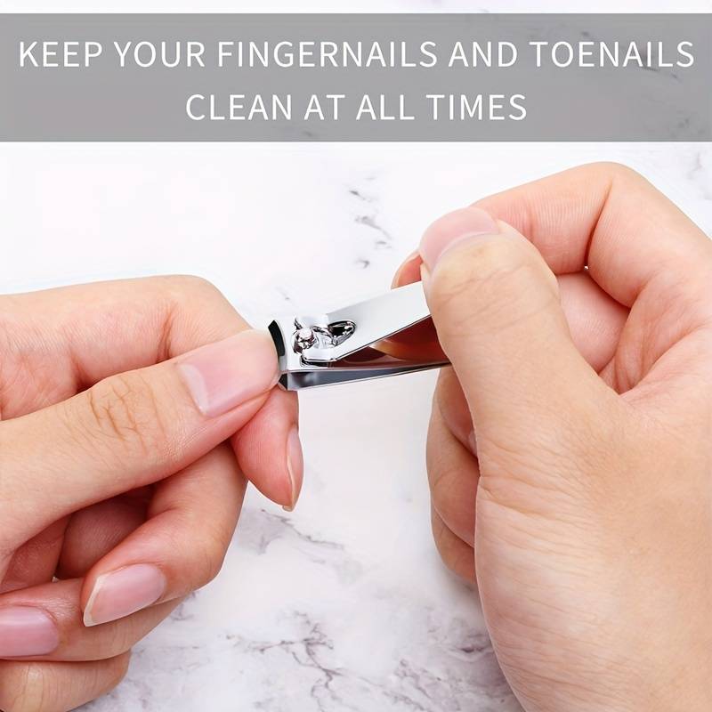 32pcs Stainless Steel Nail Clipper Set Sharp Durable Fingernail  Toenail Cutters for Salon-
