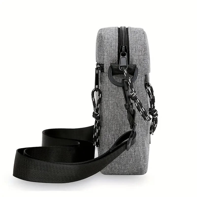 1pc Casual Mini Crossbody Bag Men's Nylon Small Shoulder Bag