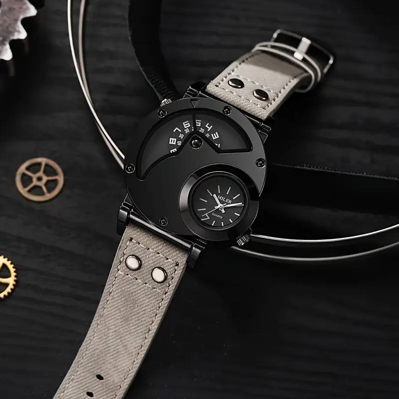 Vintage Dual Time Men's Watch
