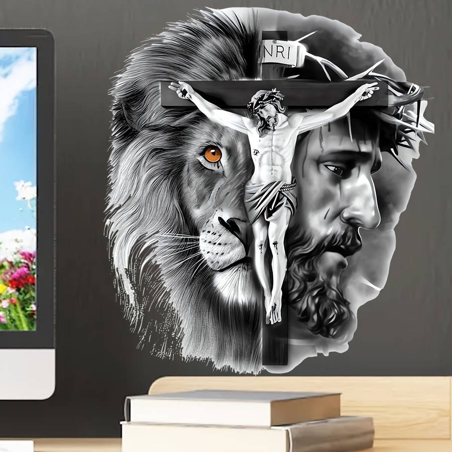 10pcs  Jesus Christian Themed Stickers
