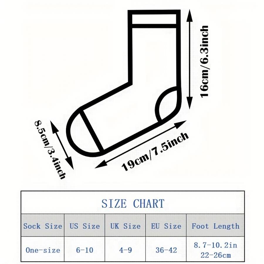 Sock 5Pairs  One Size