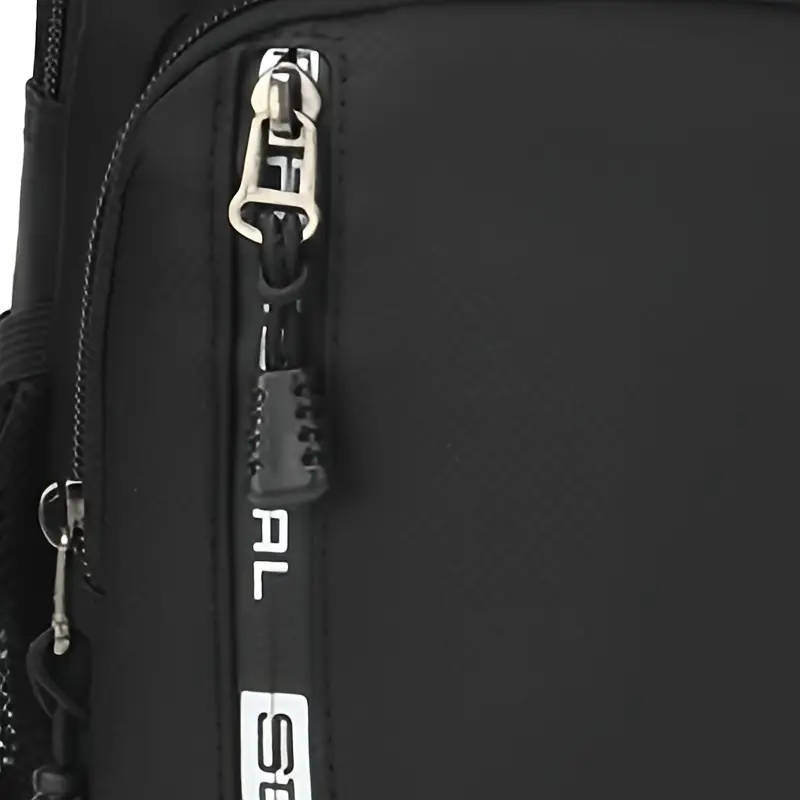1pc Men'S Casual Nylon Sling Bag Multifunctional Crossbody Chest Pack Large Capacity Adjustable Stra