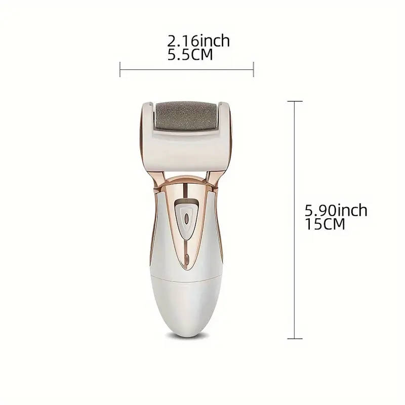 1pc Rechargeable Electric Foot Callus Remover USB Powered Pedicure Tool with 5 Interchangeable Grind