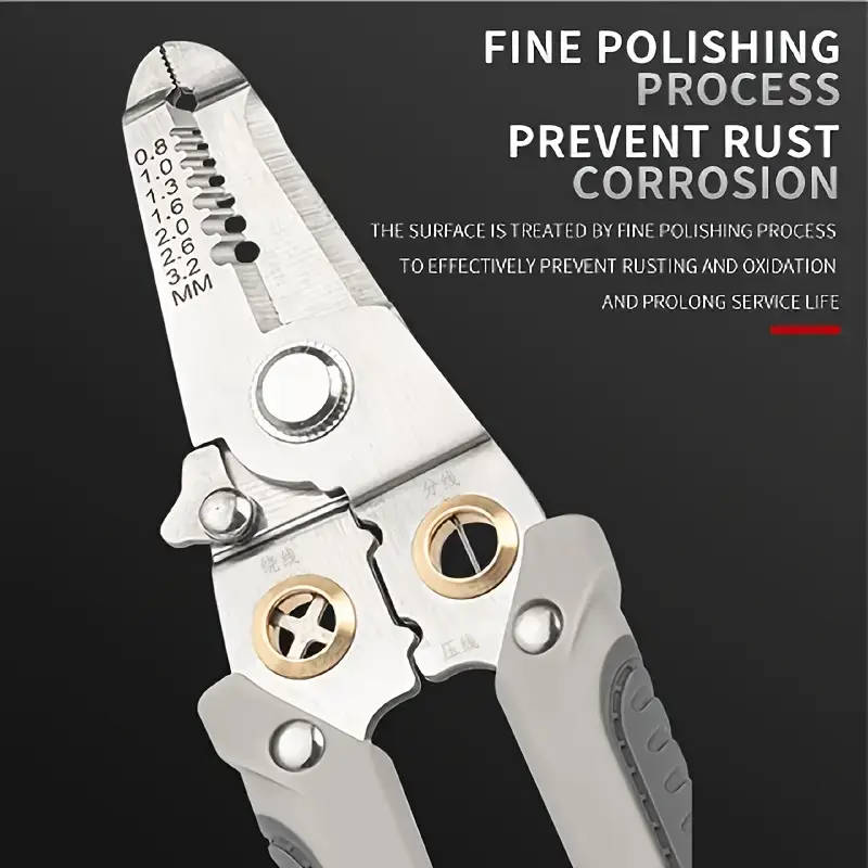 Heavy-Duty Stainless Steel Pliers and Wire Strippers